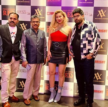 Film Producer-Director Rajeev Chaudhari And Veteran Director Ashok Tyagi’s FIRE OF LOVE  RED Poster – Teaser Launched With Grand Style