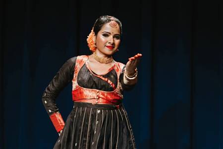 Indian Classical Ace Kathak Dancer  NEEHARIKA TUMMALA Her Recent Performance In Manhattan , New York  Was Highly Appreciated By Audience & Media