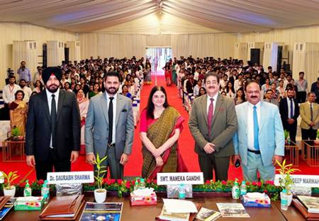 Asian Law College Opens Session 2025 With Inspiring Inauguration By Hon. MP Smt. Maneka Gandhi At Marwah Studios Complex