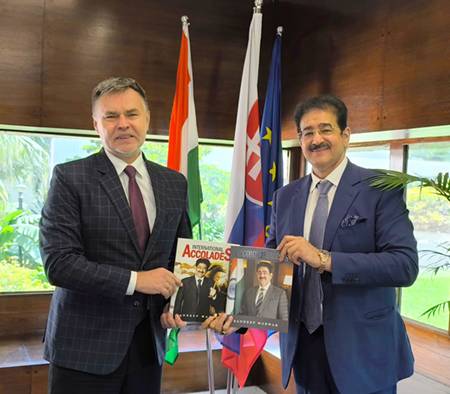 H.E. Robert Maxian, Ambassador of Slovakia to India, Presented Patronship of Indo-Slovakia Film and Cultural Forum