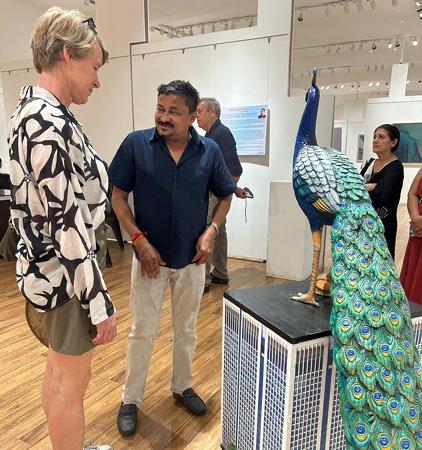 “IN THE FACE OF IT ALL”, Solo Exhibition Of Sculptures By Dr. Venkata At Jehangir Art Gallery