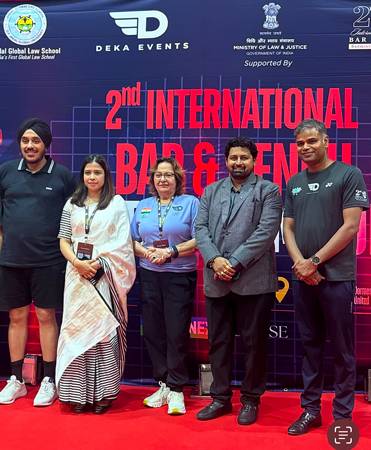 Top Leading Lawyer V. K. Dubey, Chairman Of Vkdl Npa Advisory Council, Receives Distinguished Honour At The 2nd International Bar & Bench Badminton Championship In London