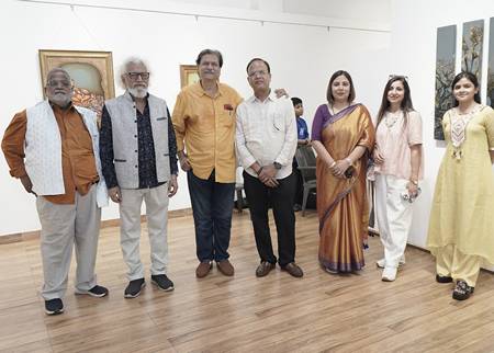 “Pigments And Paradox” A Group Exhibition Of Paintings By 6 Contemporary Artists In Jehangir Art Gallery